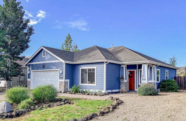 Dog-Friendly Ranch-Style Home with Hammock & Fire Pit in a Cozy Backyard