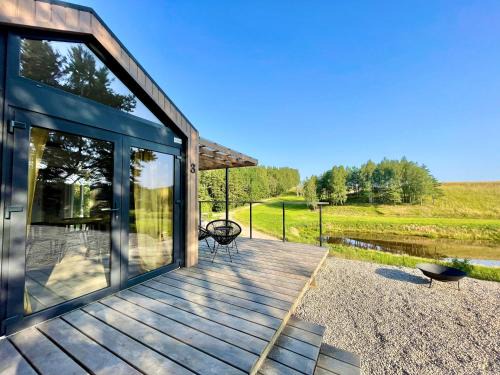 Domki na Kaszubach z banią jacuzzi - Gołubie - Sikorska Dolina III
