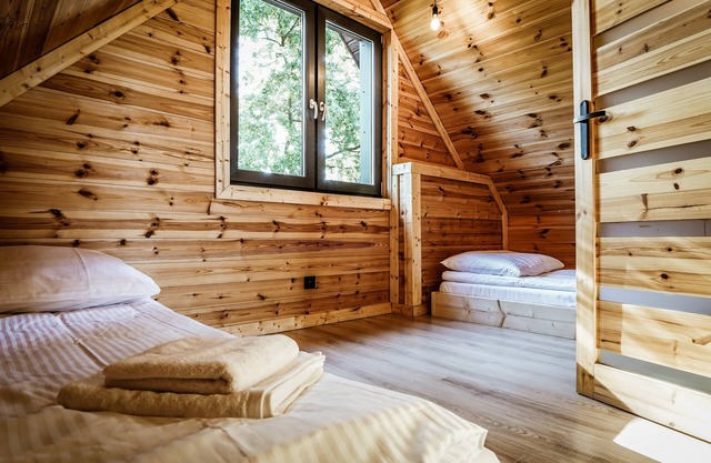 Domki na Kaszubach - Chabry i Rumianki - Roztoka, Przywidz - Basen Sauna Jacuzzi