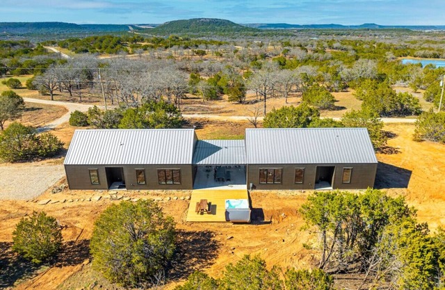 Double Modern Cabins w/hill country views!