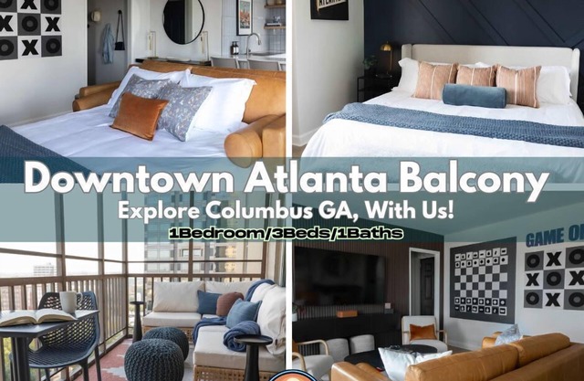 Downtown ATL Condo Balcony/Free Parking/24hr Luggage
