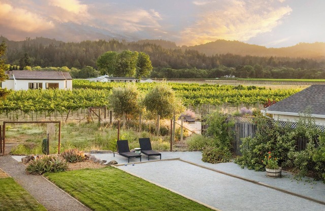 Dry Creek Retreat- Bocce, Hot Tub, Vineyard Views, 5 minutes to the square!