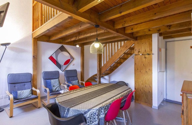 Duplex T2 Cabine 45m², 6 pers, skis, parking, lave-linge, lave-vaisselle - FR-1-403-86
