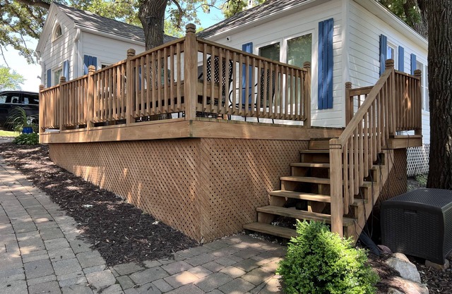 East Lake Okoboji lakeside cabin