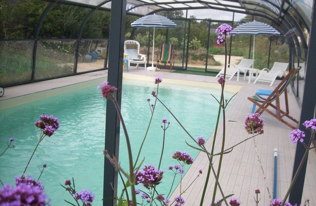 eco-friendly 6/8pers heated swimming pool axis St Malo equipped babies disabled access