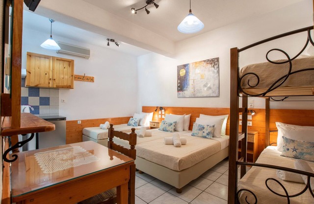 Economy Family Room (4-5 Adults) - Semi Basement Parikia near Livadia Beach