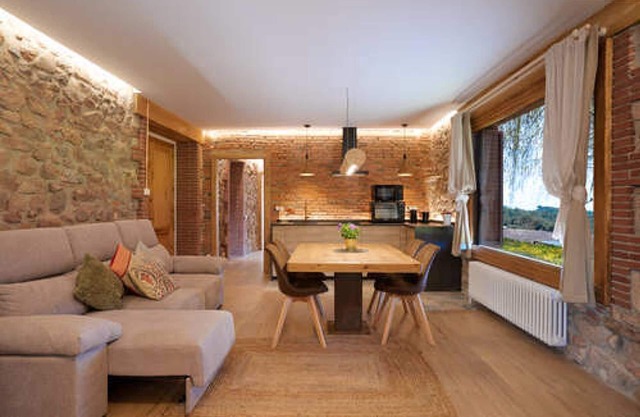 El Montseny - Habitación con Vistas Dentro de Masía Rural