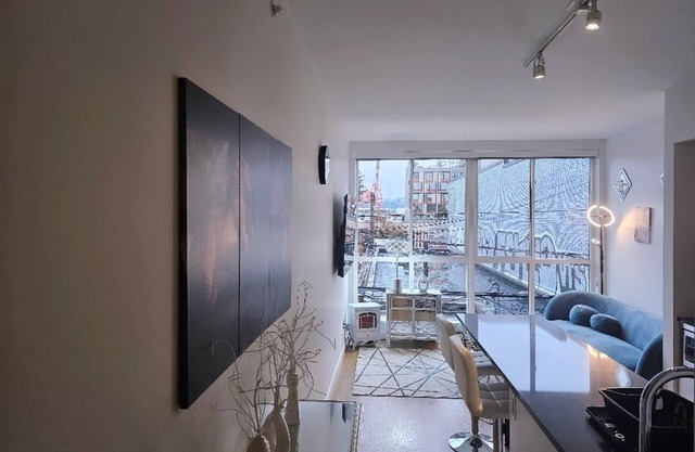 Entire Space of Modern Apartment in Downtown Vancouver Neighbourhood