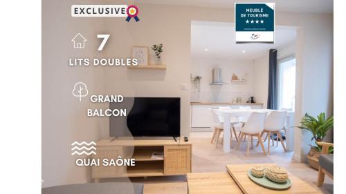 "Envie Lyonnaise" Location - 14 personnes - Terrasse - WIFI fibre optic