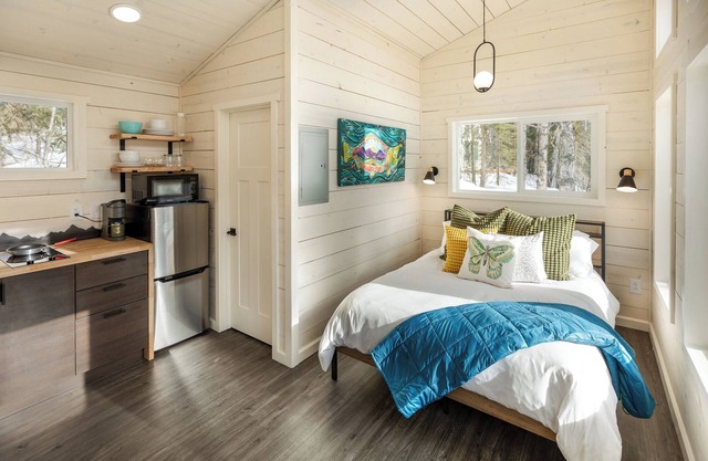 Escape to Ranger's Roost Cabin, our dog-friendly retreat for two, in the serene Eklutna Valley.