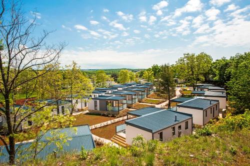 Eurocamp Mobile Homes at FKK Nudist Campsite Solaris