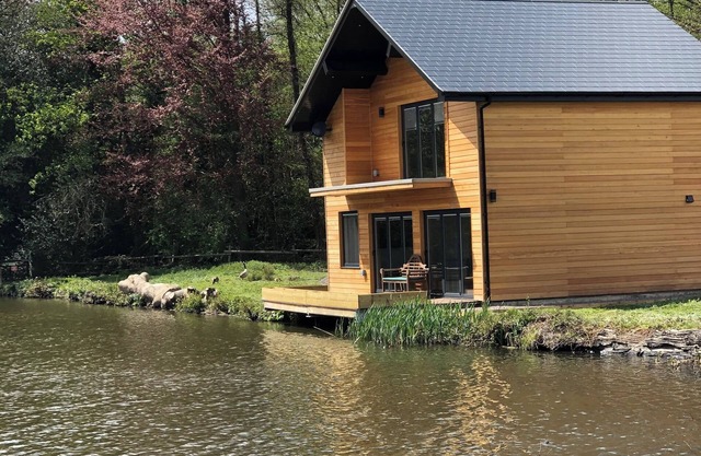 Executive retreat getaway featuring Professional hot tub. Hydropool luxury.