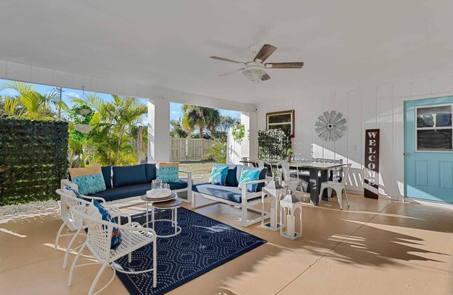 Experience seaside bliss at our 3-bedroom home near Fort Pierce Beach