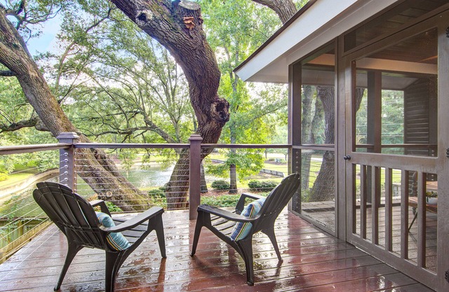 Exquisite escape with lake views, second-floor deck & sunroom - dog-friendly