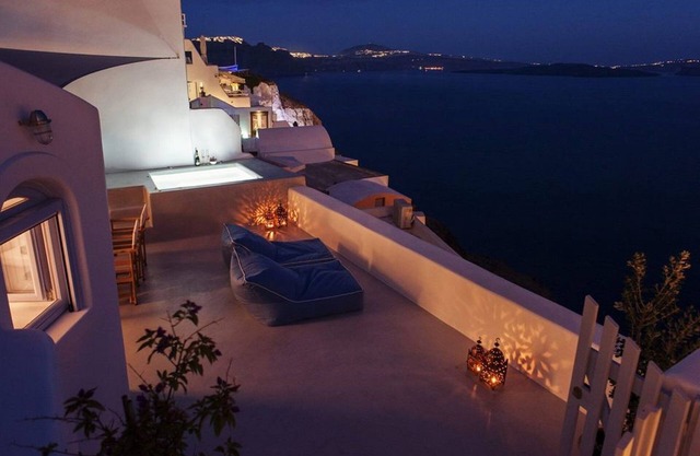Extravagant Santorini Villa | 2 Bedrooms | Villa Elara | Sun Terrace With Sea