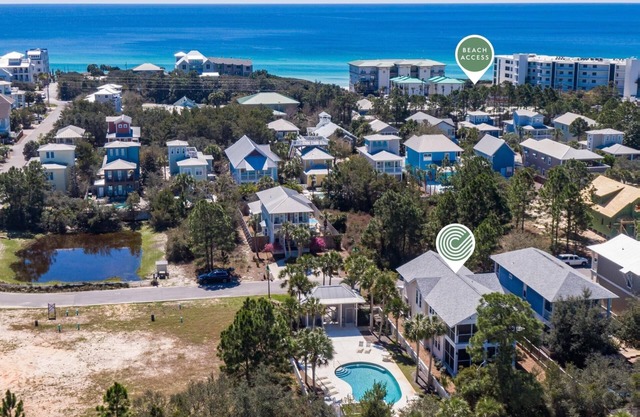 Fall Dates Available! Seagrove Beach Cottage! 2 Blocks from Beach Access! Community Pool!