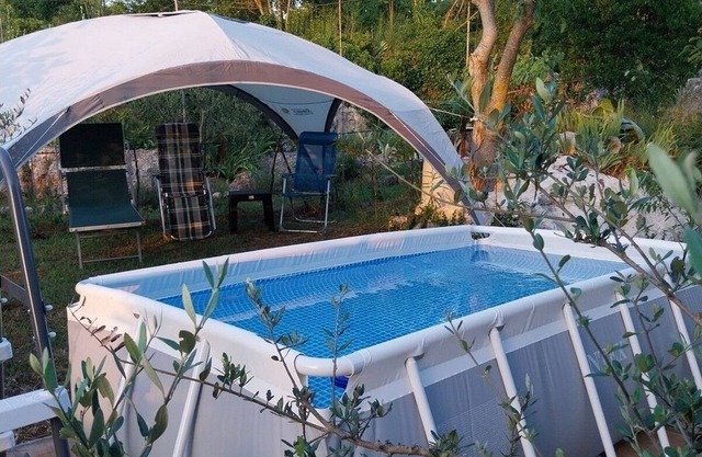 Family friendly house with a swimming pool Vinež, Labin (K-22240)