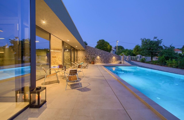 Family friendly house with a swimming pool Bajčići, Krk (K-19311)