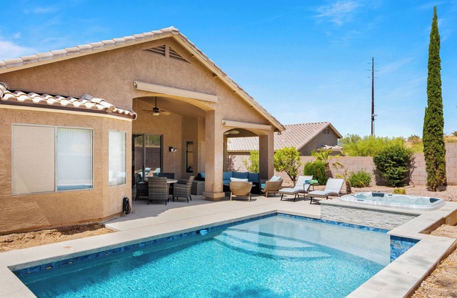 Family Retreat surrounded by mountains, fairways and trails.