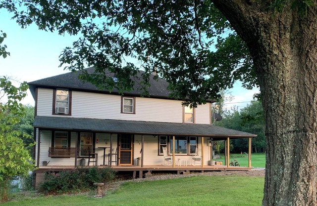 Farmhouse in a picturesque setting and within fifteen minutes to bethel woods