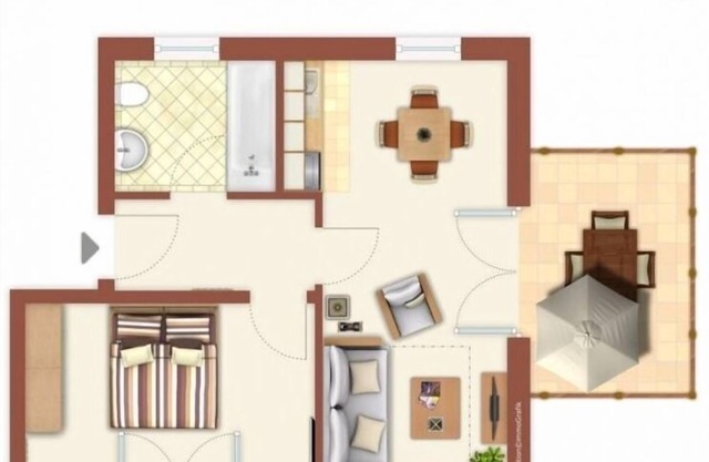 Ferienwohnung/app. für 4 Gäste mit 48m² in Herrsching