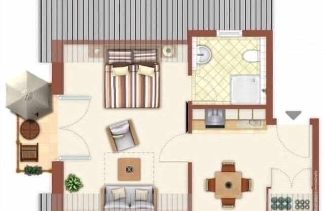 Ferienwohnung/app. für 4 Gäste mit 35m² in Herrsching