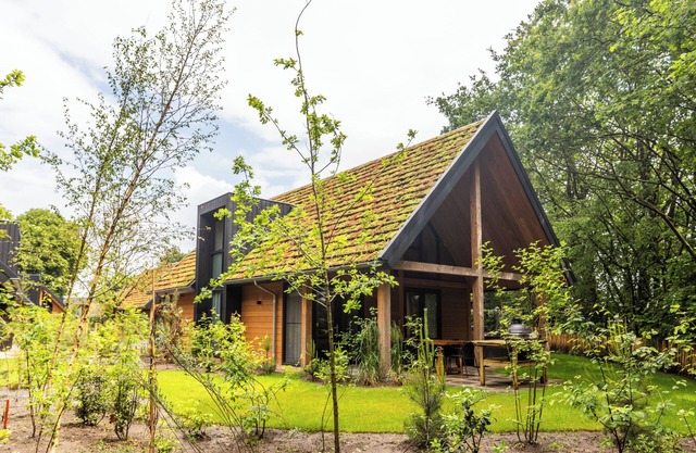 Forest wellness at its finest – hot tub, sauna and luxury for 8 guests.