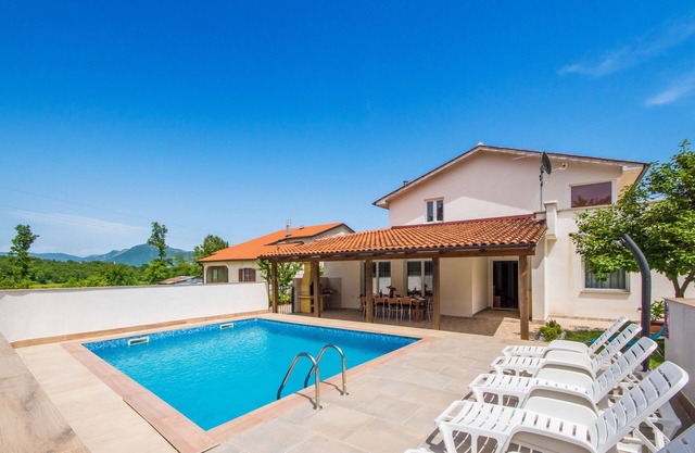 Fully fenced private pool villa