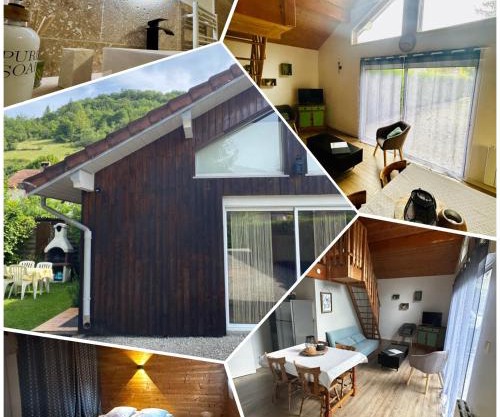 Gîte du Moulin - confort et nature - 2 chambres avec jardinet à Montgesoye, vallée de la Loue