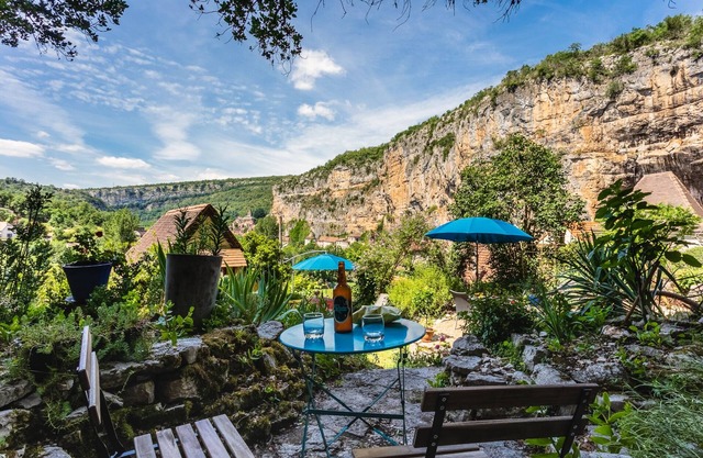 Garden level studio with exceptional view