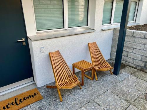 Gemütliches Studio mit Sitzplatz