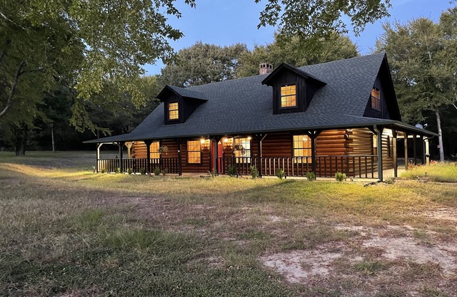 Getaway from the hustle and bustle and stay in a peaceful cabin in the woods!