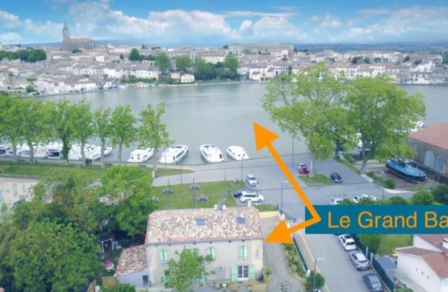 Gite le Grand Bassin - Vue canal du midi