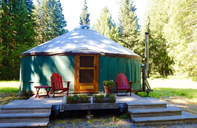 Glamp in our beautiful North Idaho Yurt