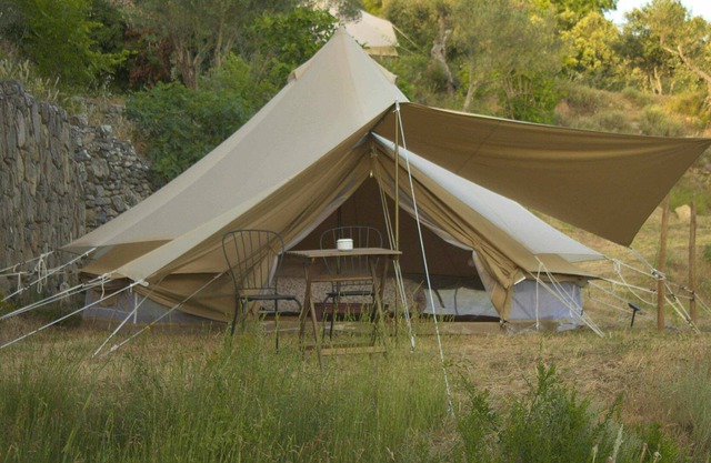 Glamping tent in nature, Congost de Montrebei