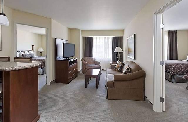 Group Getaway! TWO Comfortable 2BR Suites, Free Breakfast, Pet-friendly, Pool!