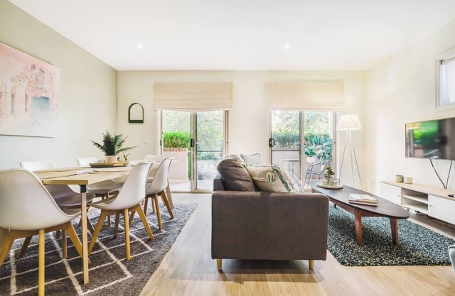 Harp Haven Contemporary in Suburban Tree lined Kew