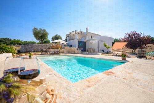 HelloAPULIA - Panoramic Trulli Pozzo Fornello with private pool