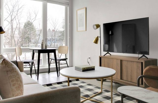 Hip Jamaica Plain Studio w/ Gym & W/D, near Orange Line, by Blueground