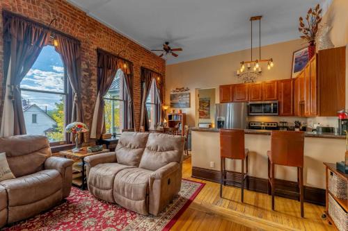 Historic Leadville Loft: Sauna Views