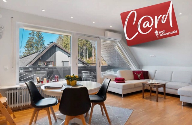 Holiday Apartment 'Hirschsprung Saig' with Mountain View, Wi-Fi and Air Conditioning