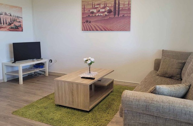 Holiday apartment with balcony and barbecue