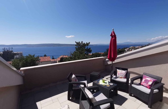 Holiday apartment with modern furniture and air conditioning