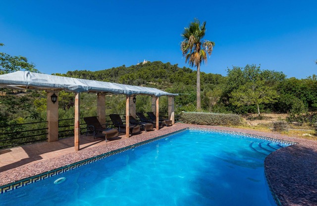 Holiday Home "Es Sestador" with Mountain View, Shared Pool & Wi-Fi