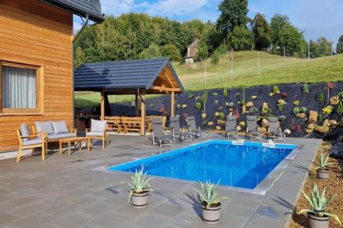 Holiday Home Wi niowa with Pool and Nature