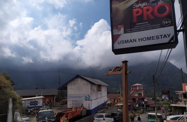 Homestay Lusman Bromo dengan pemandangan Gunung yang indah