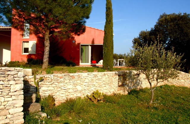 House in Cabrieres, pool, Pont du Gard Aqueduct Bridge and Gardon Gorges