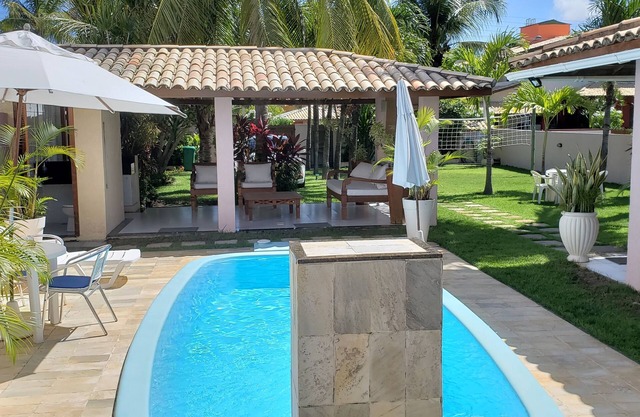 ⭐🌴 House in Guarajuba, 3 Bedrooms with Pool, 150m from the Sea