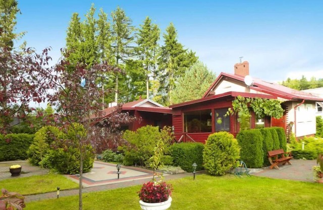 House near Lake Zawiat and Baltic Sea
