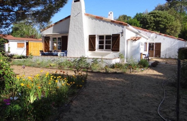 House with fenced garden